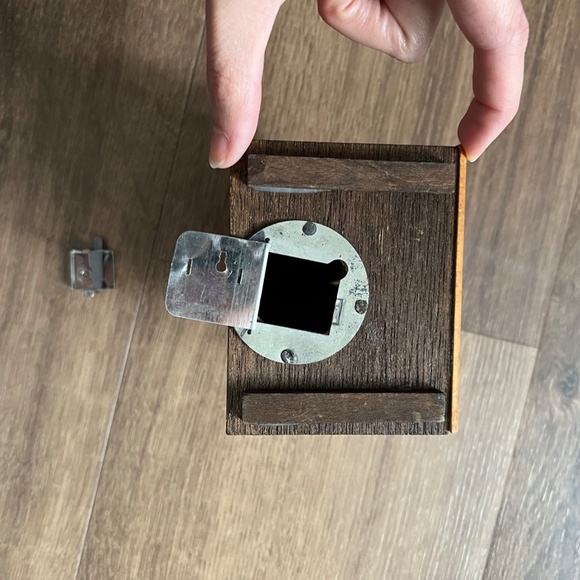 Vintage Little Red Riding Hood Wood House Bank Coin Cottage- Germany circa 1940 - Picture 10 of 15